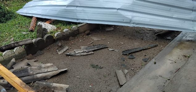 Hagelsturm hat großen Schaden in Masvingo Town angerichtet/ Hailstorm has caused great damage in Masvingo Town